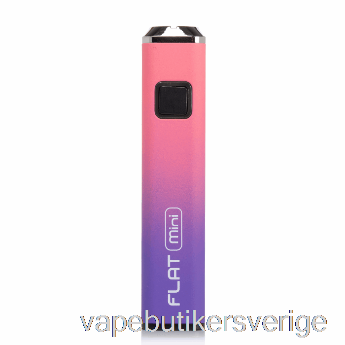 Vape Sverige Yocan Flat Mini 400mah Batteri Lila Rosa